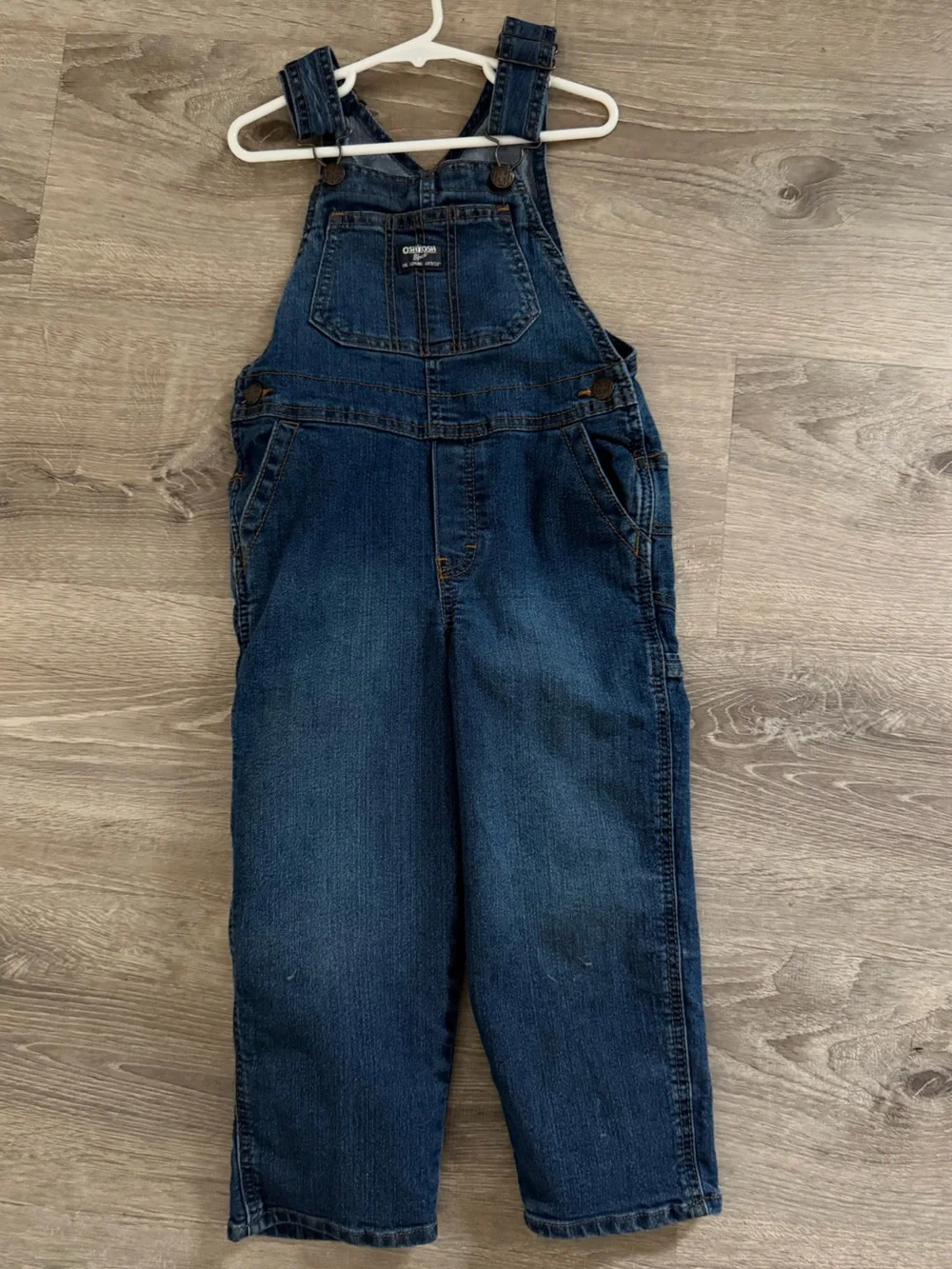 OshKosh B'gosh Dark Blue Denim Overalls for Kids